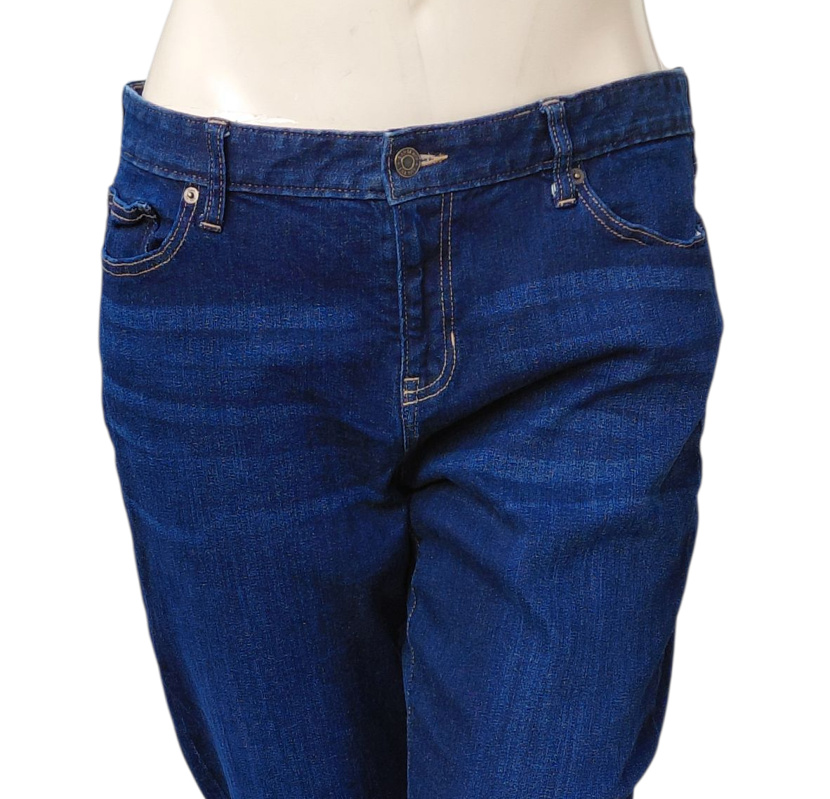 61327....Preowned Gap Real Straight Fit Jeans Size 18/34R, 9" Rise, 28" Inseam
