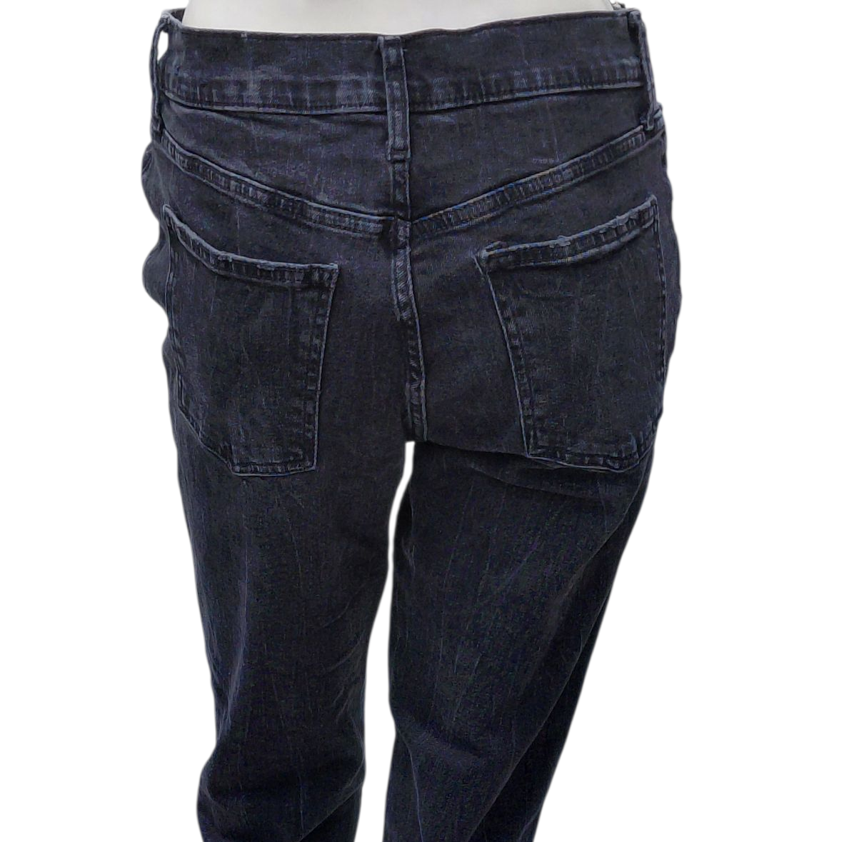 93317...Preowned Women's Black Gap Girlfriend Jeans Size 6/28 Regular