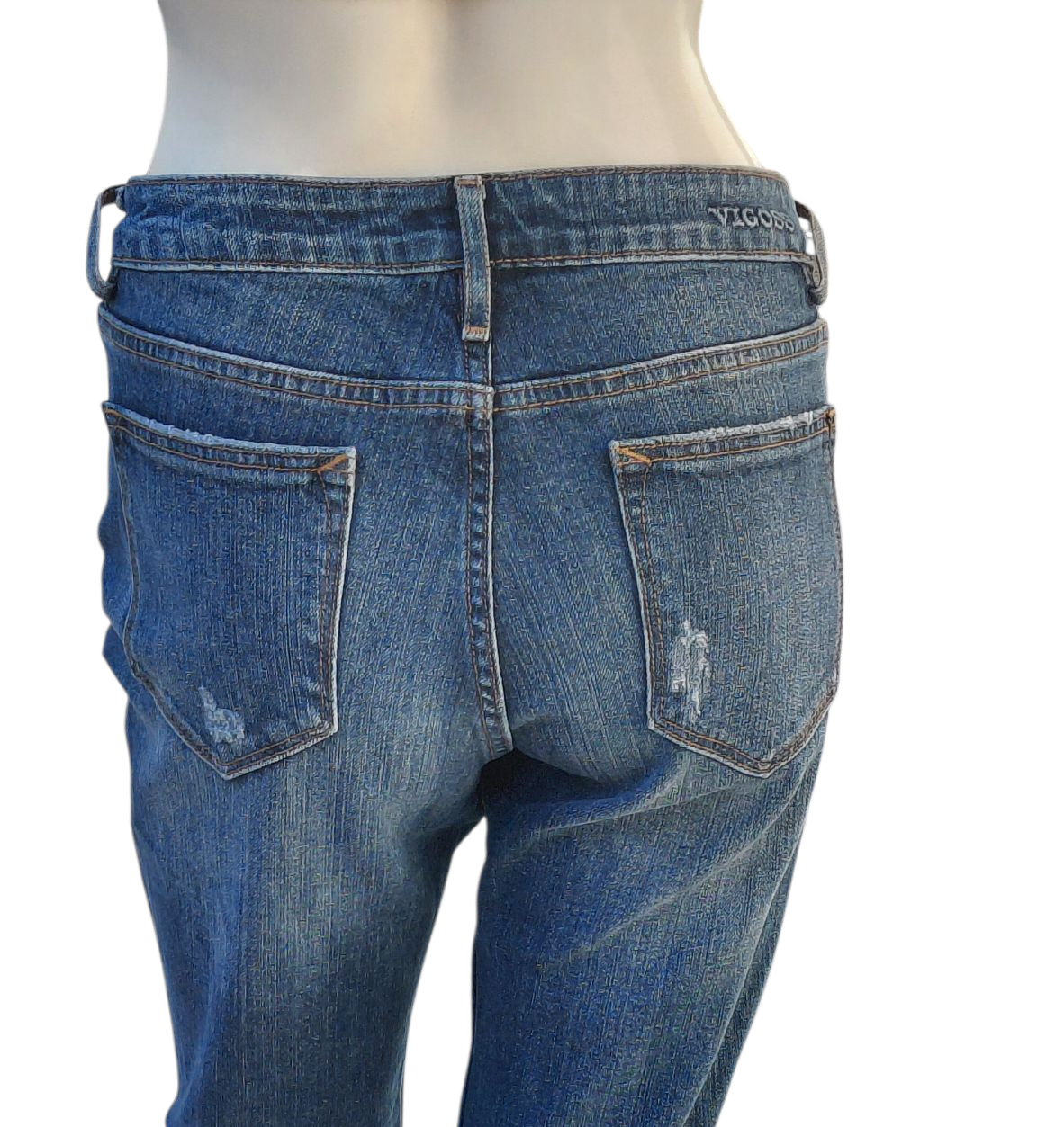 8166....Preowned Vigoss Skinny Jeans Size Waist 29 29"Inseam, 9" Rise