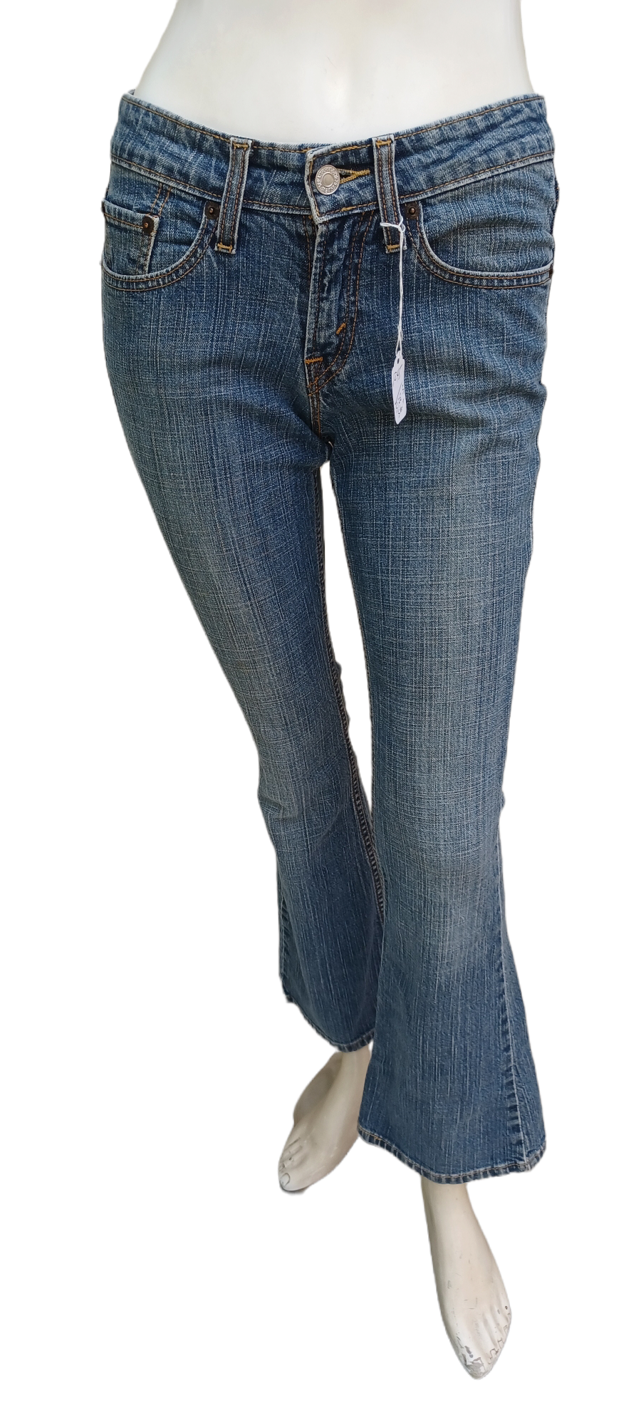 Sku 12452 PRE-OWNED....Levi's 518 Superlow Bootcut Jeans Size 3 Short