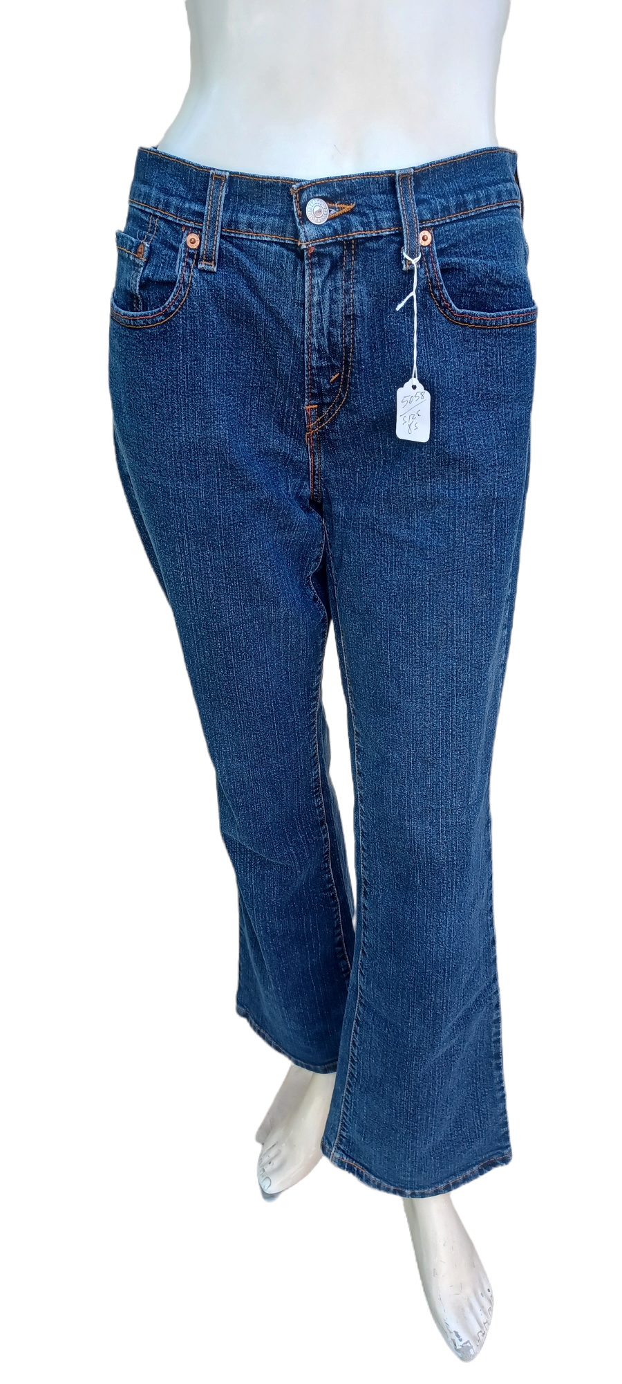 Sku 505815.. PRE-OWNED Levi 515 Bootcut Jeans Size 8S