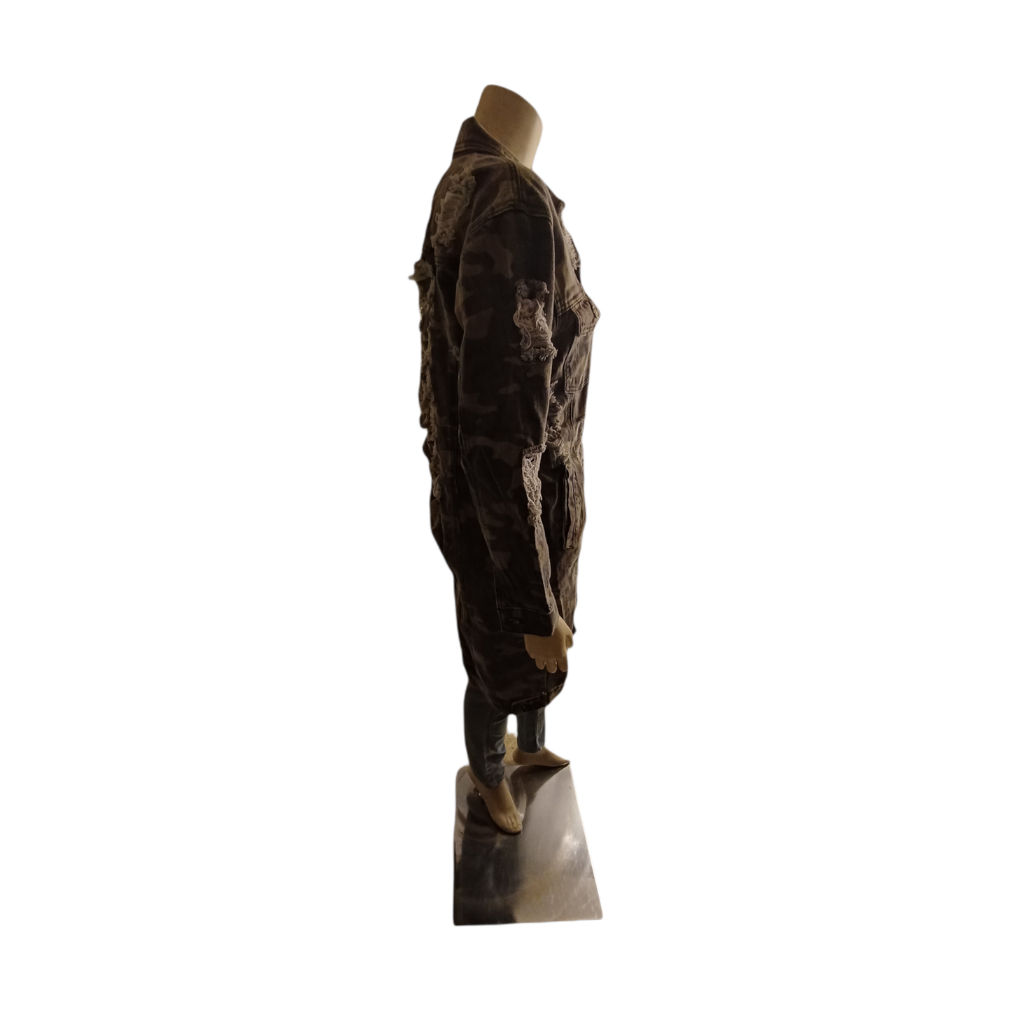 Thrill Ripped Collection Long Jacket