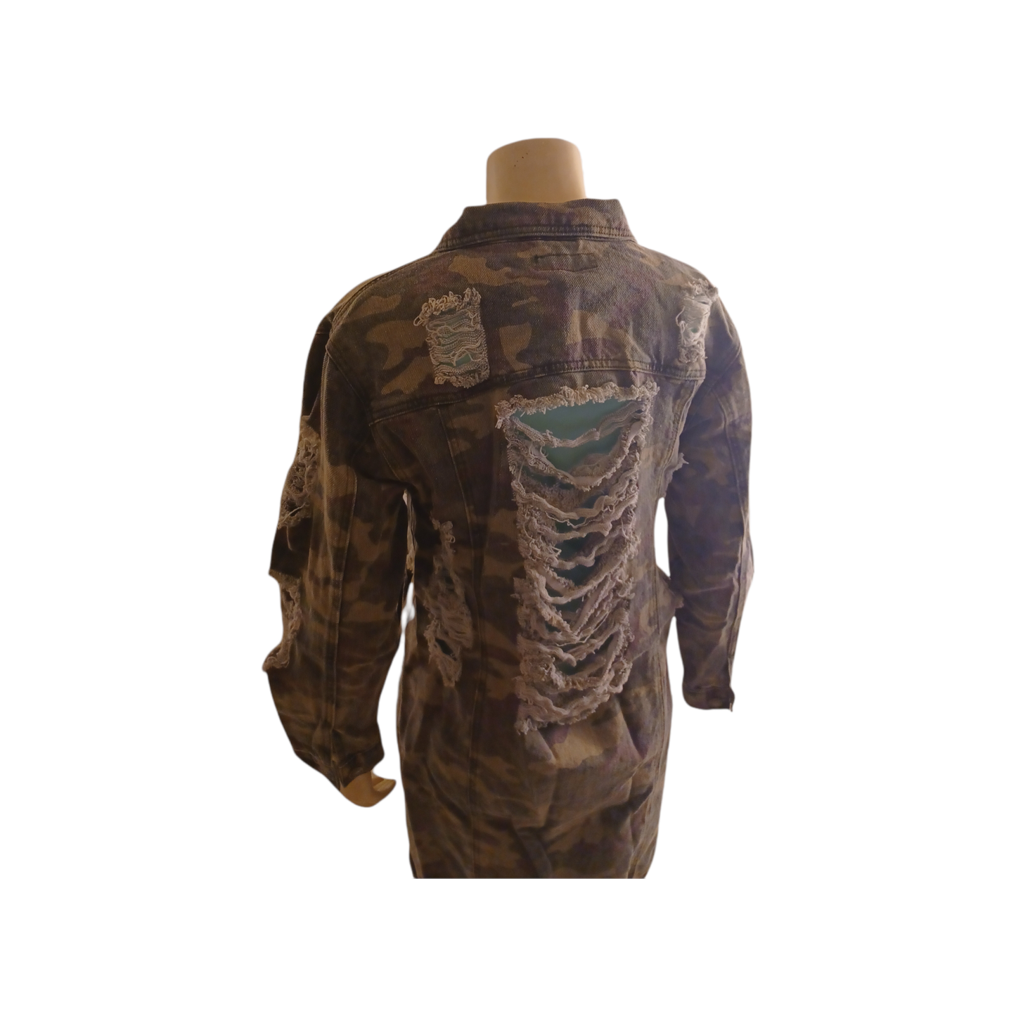 Thrill Ripped Collection Long Jacket