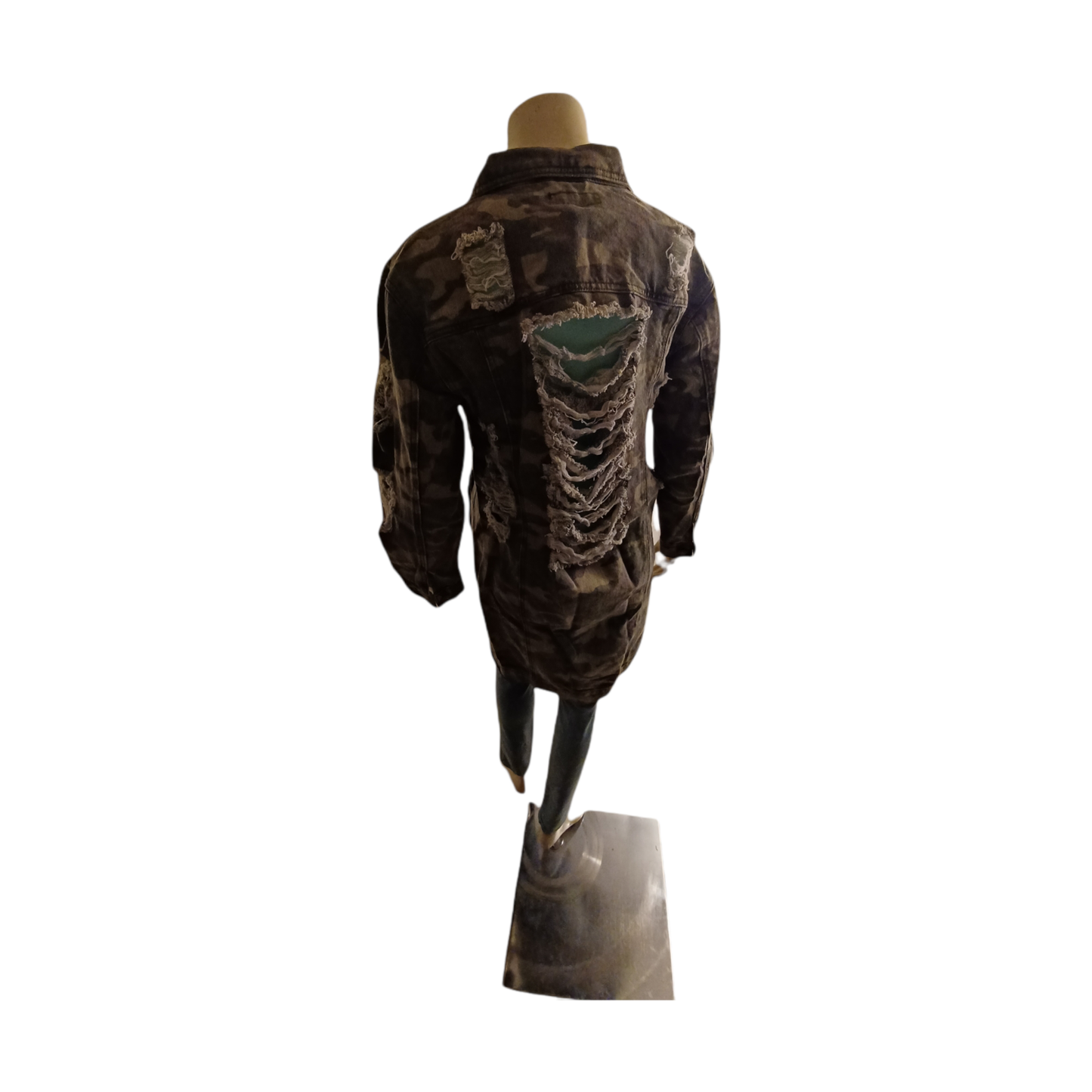 Thrill Ripped Collection Long Jacket
