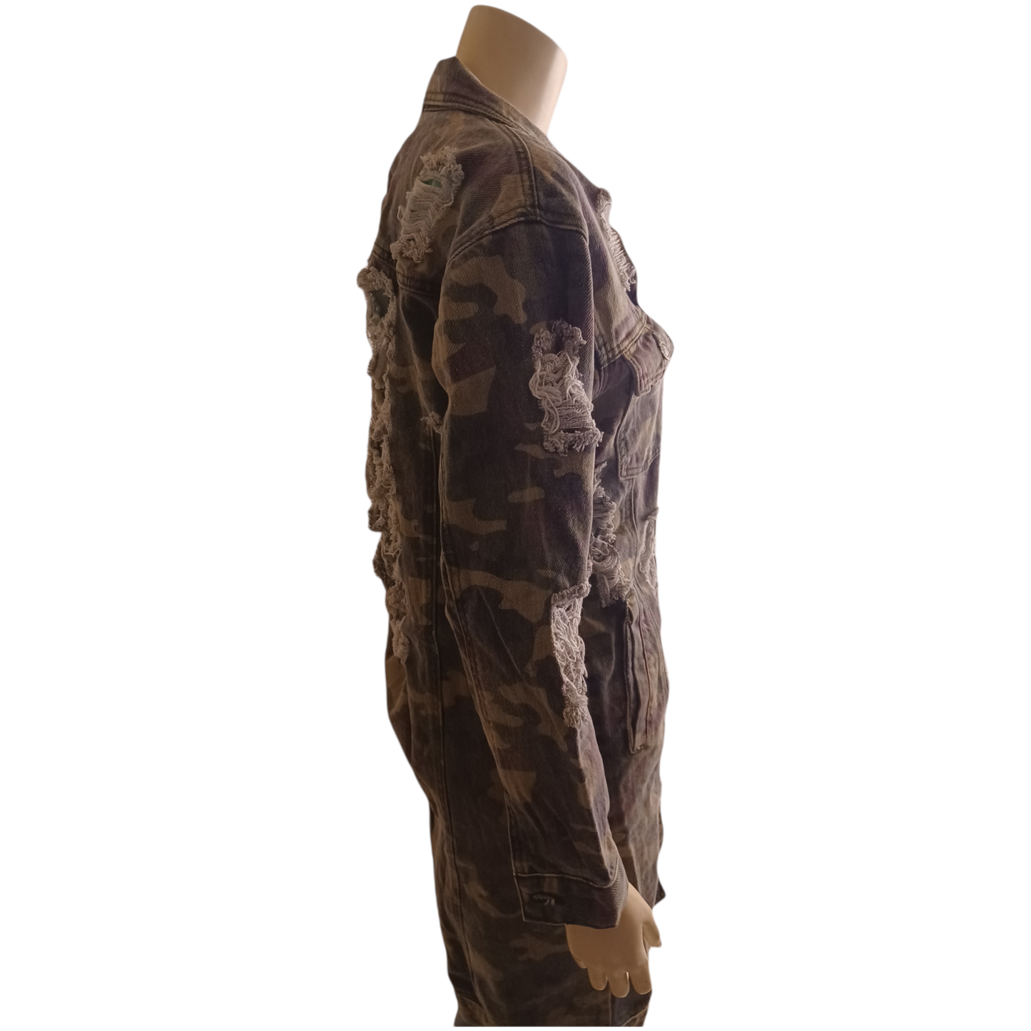Thrill Ripped Collection Long Jacket