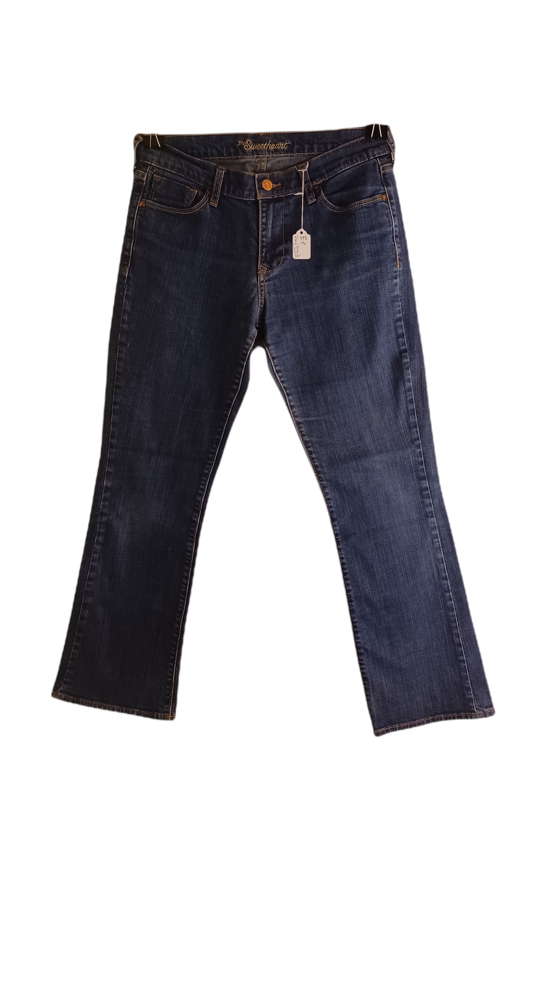 Sku 40454...Preowned Sweetheart Bootcut Jeans Size 6 Short