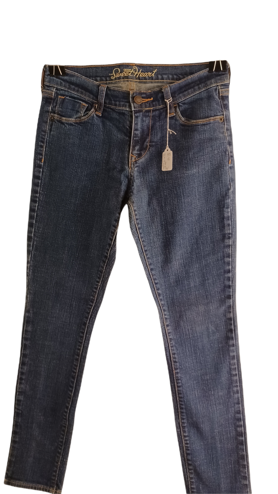 Sku 41701...Preowned Navy Sweetheart Skinny Jeans Size 2R