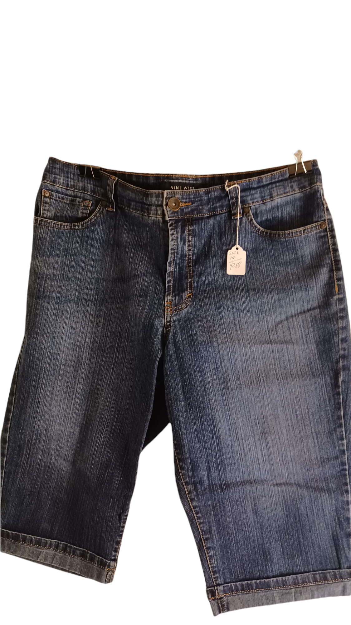 Sku 426819...Preowned Nine West Crop Jeans Size 14