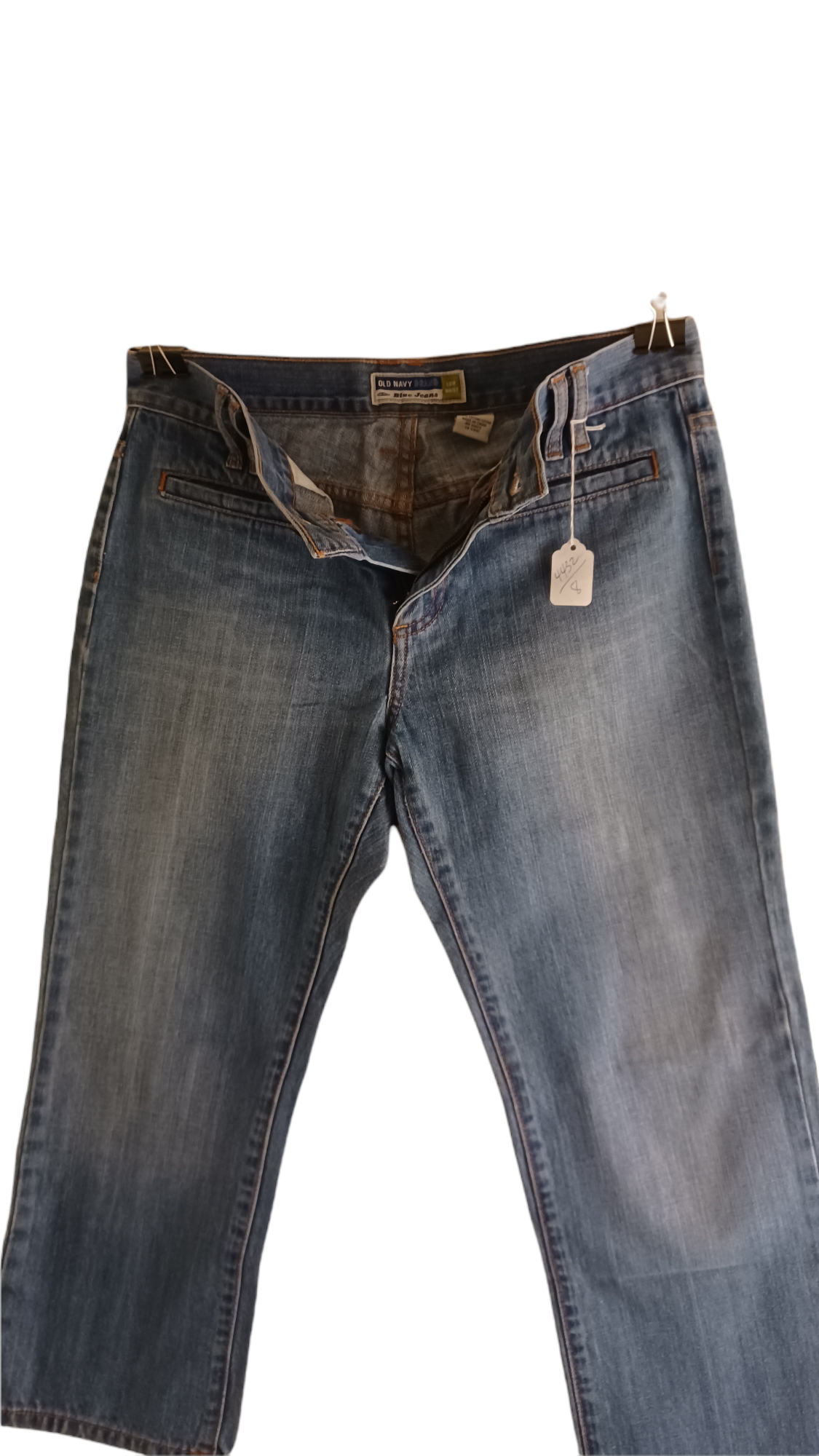 Sku 44328...Preowned Old Navy Low Waist Crop Jeans Size 8