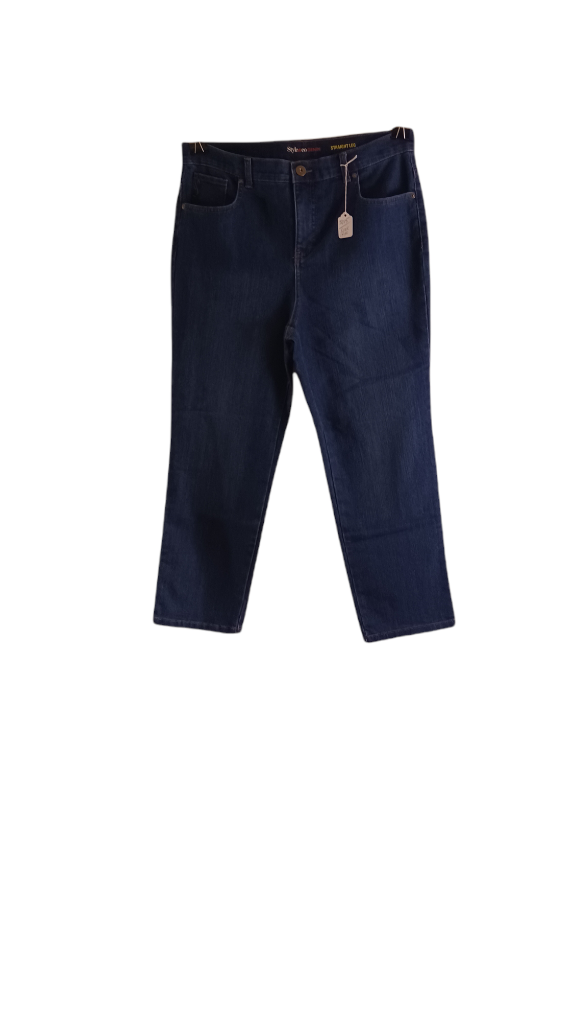 Sku 50155 PRE-OWNED......Style&Co. Straight Leg Jeans Size 14PS