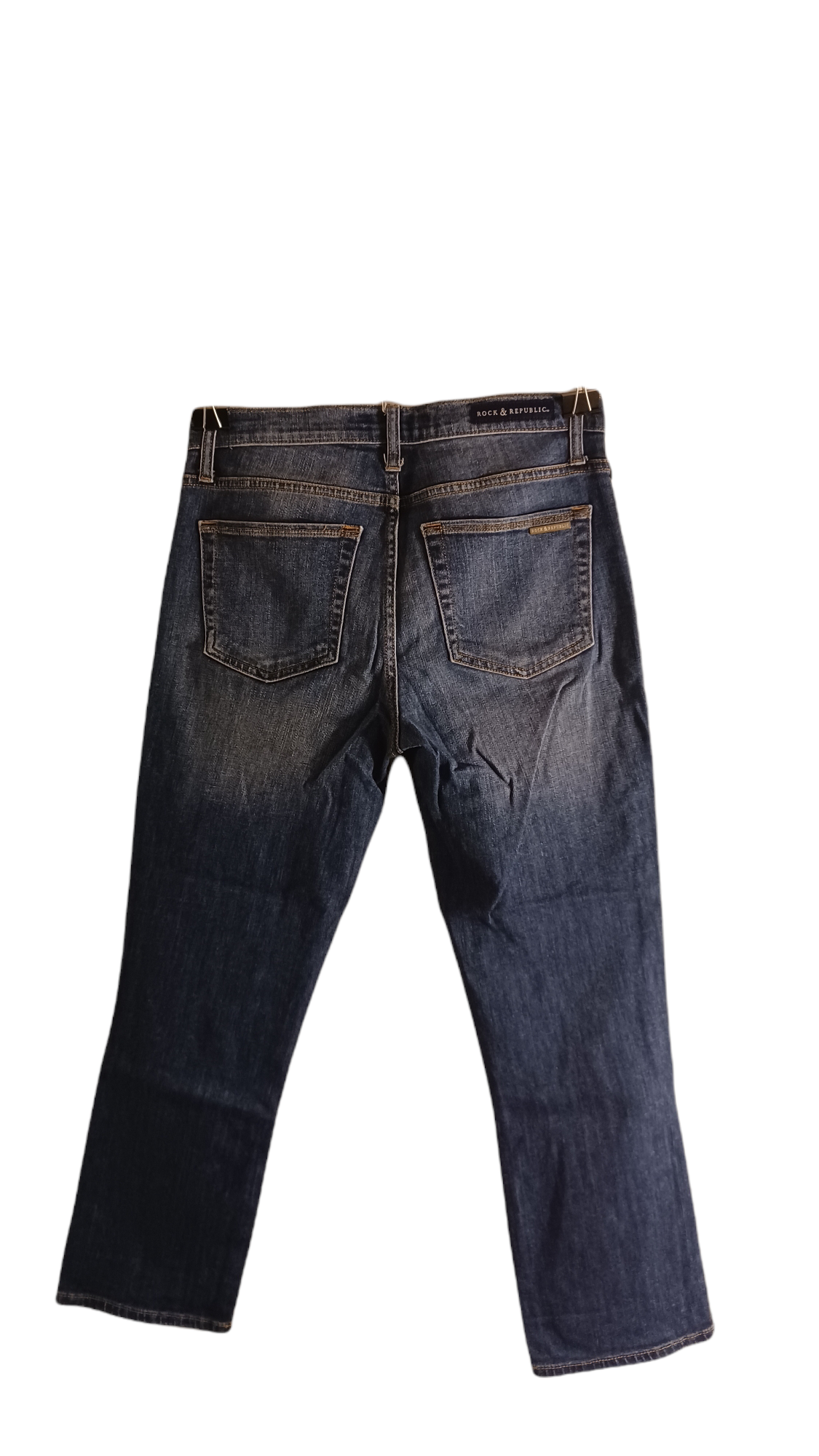Sku 579825 PRE-OWNED.....Rock & Republic Straight Leg Jeans Size 8