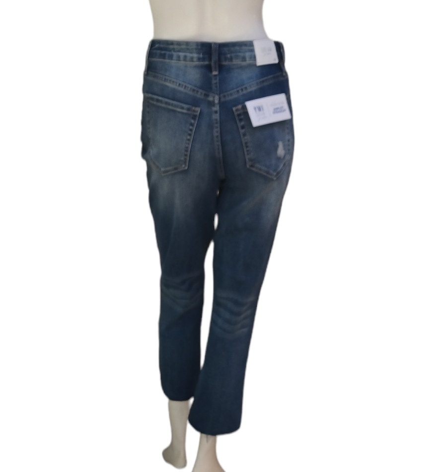 Sku 567827 YMI High Rise Ankle Straight Jeans