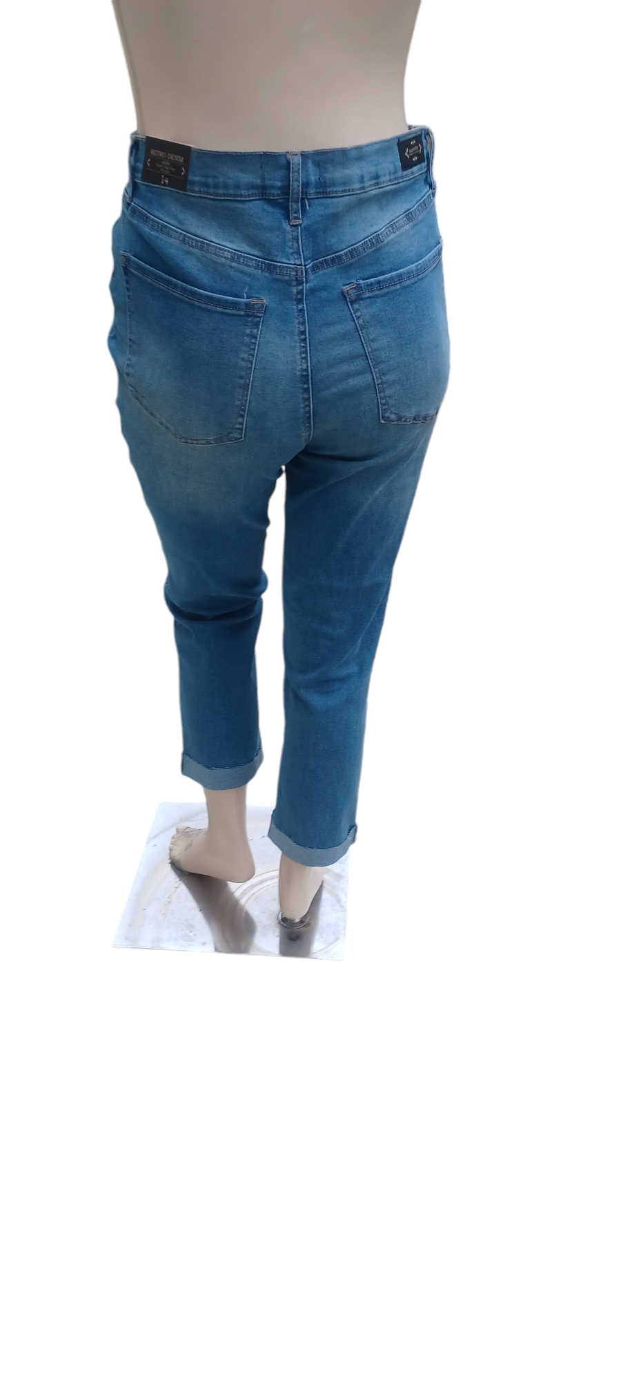 Sku 677636...Nanette Lepore Super High Rise Straight Leg Jeans Size 14