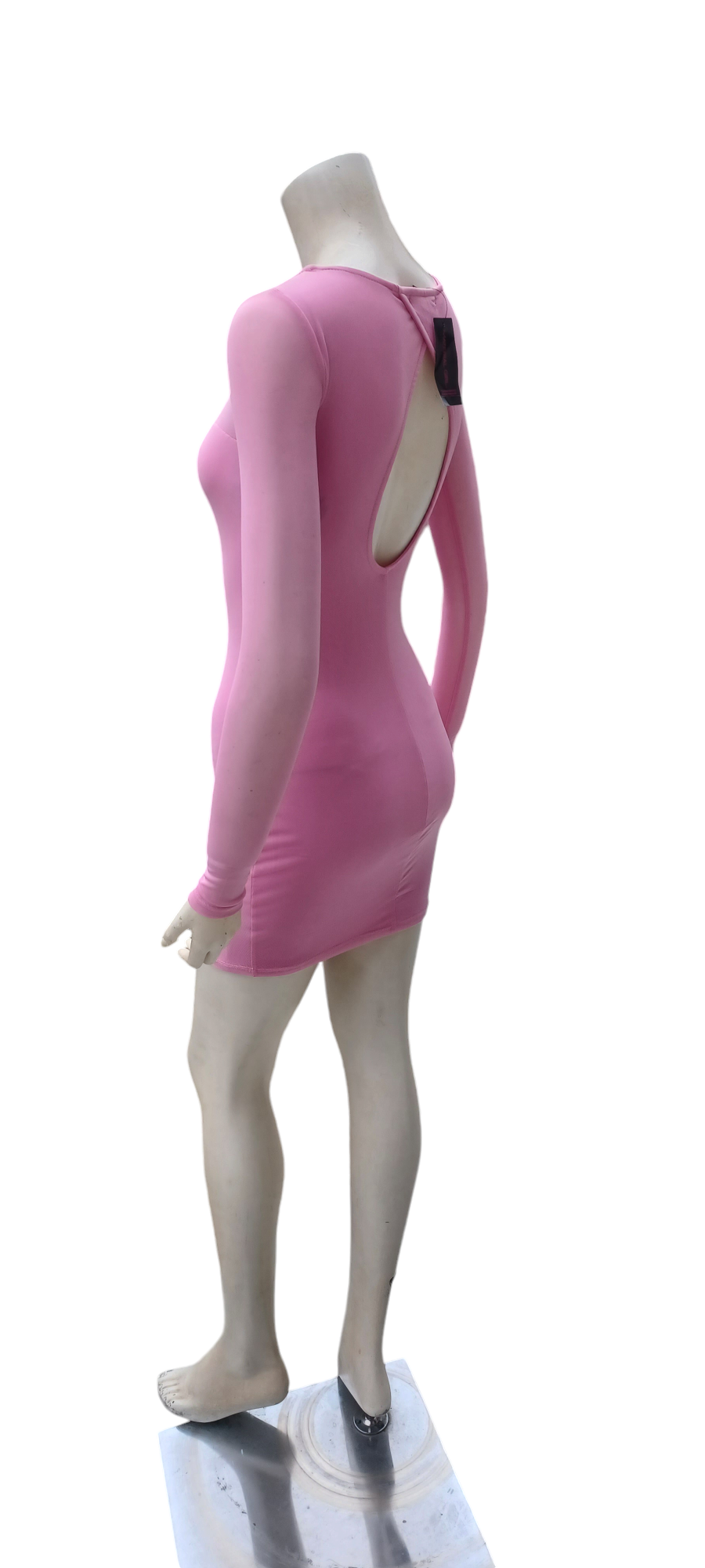 Sku B33 NWT-Material Girl Curve-Hugging Bodycon Dress Pink Size XS