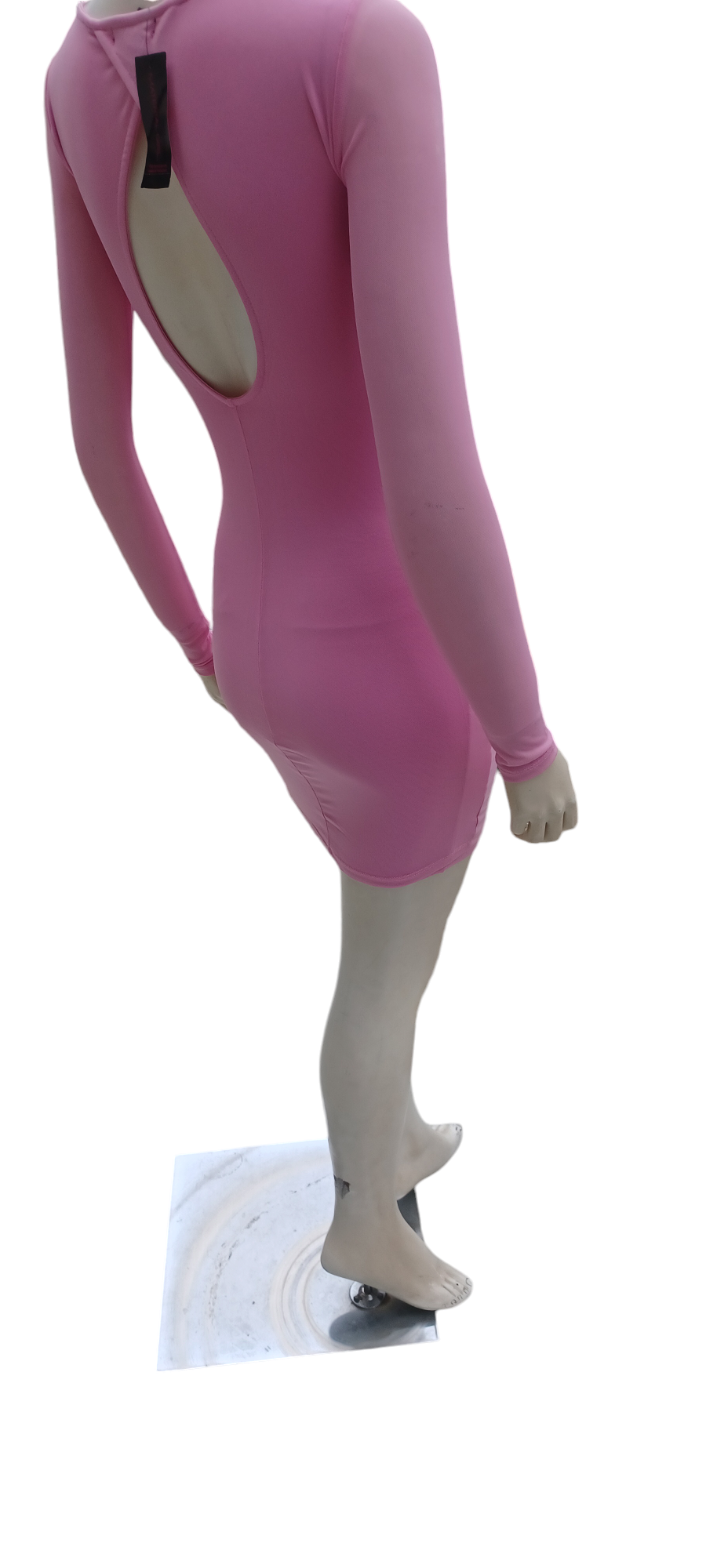 Sku B33 NWT-Material Girl Curve-Hugging Bodycon Dress Pink Size XS