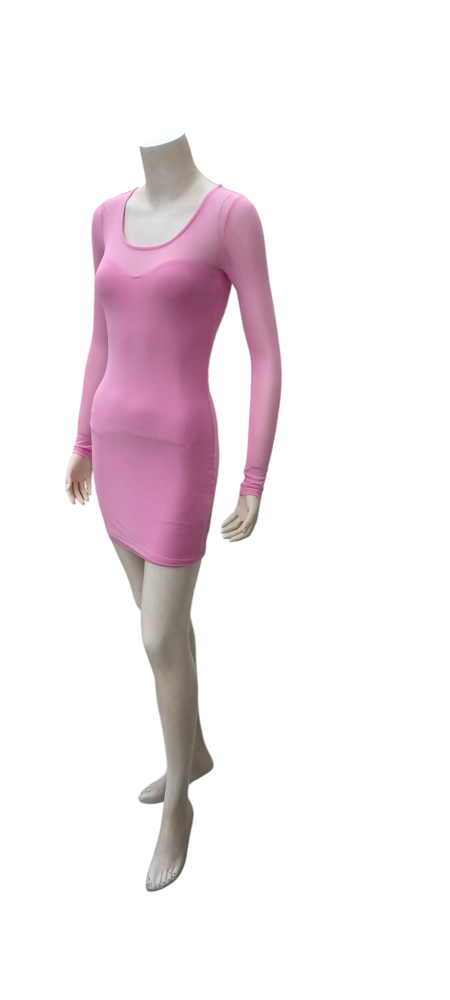 Sku B33 NWT-Material Girl Curve-Hugging Bodycon Dress Pink Size XS