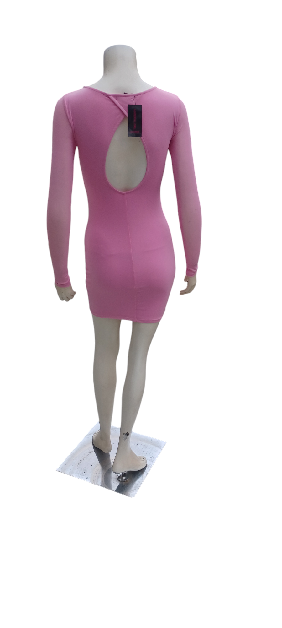 Sku B33 NWT-Material Girl Curve-Hugging Bodycon Dress Pink Size XS