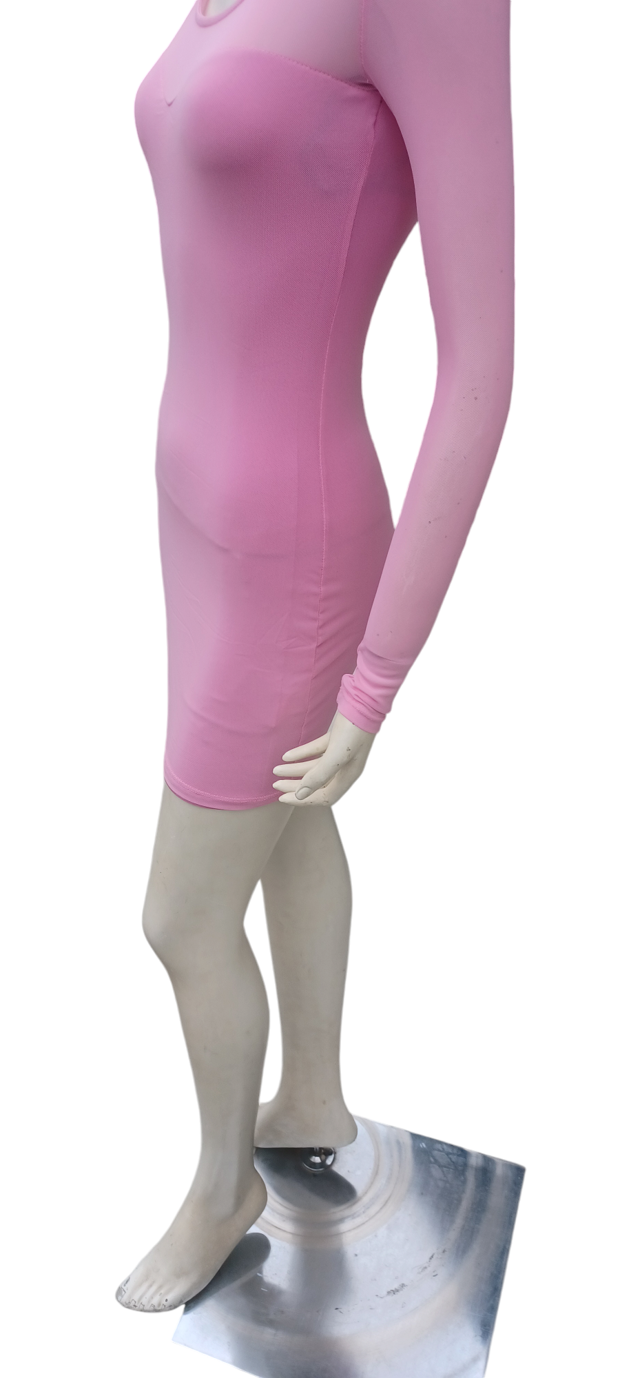 Sku B33 NWT-Material Girl Curve-Hugging Bodycon Dress Pink Size XS