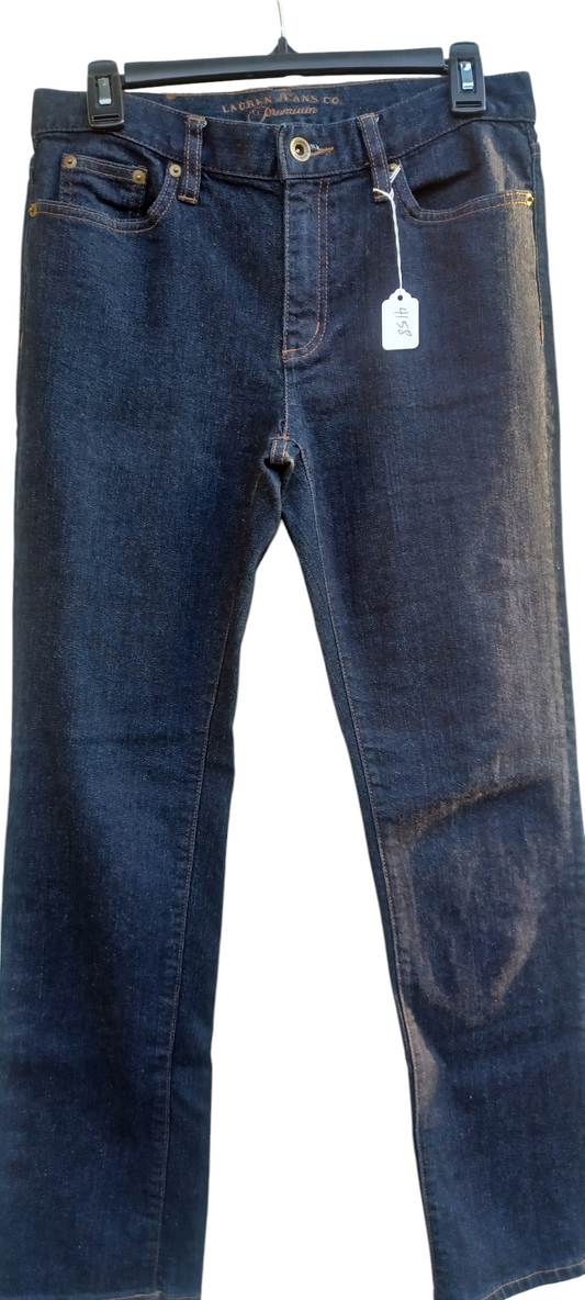 4158....Preowned Lauren Jeans Straight leg Size 4