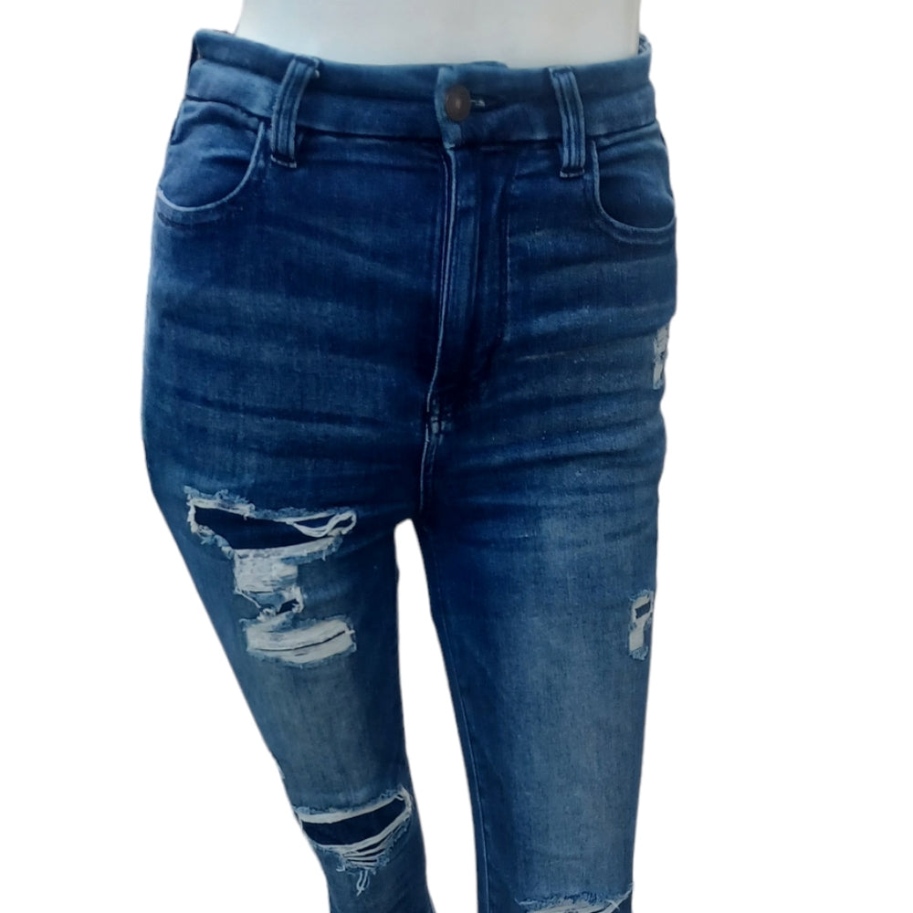 698510.....American Eagle Skinny Jeans Size 0 Short, W24", 26" Inseam 10" Rise