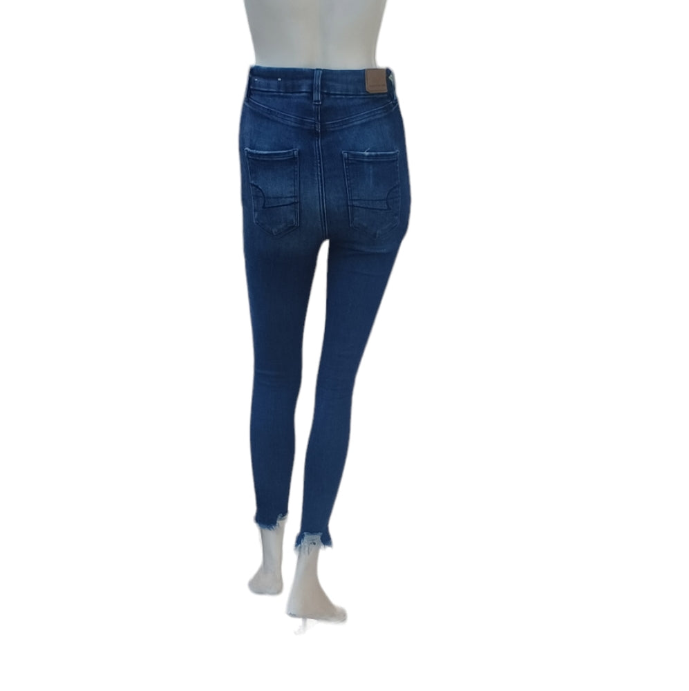 698510.....American Eagle Skinny Jeans Size 0 Short, W24", 26" Inseam 10" Rise