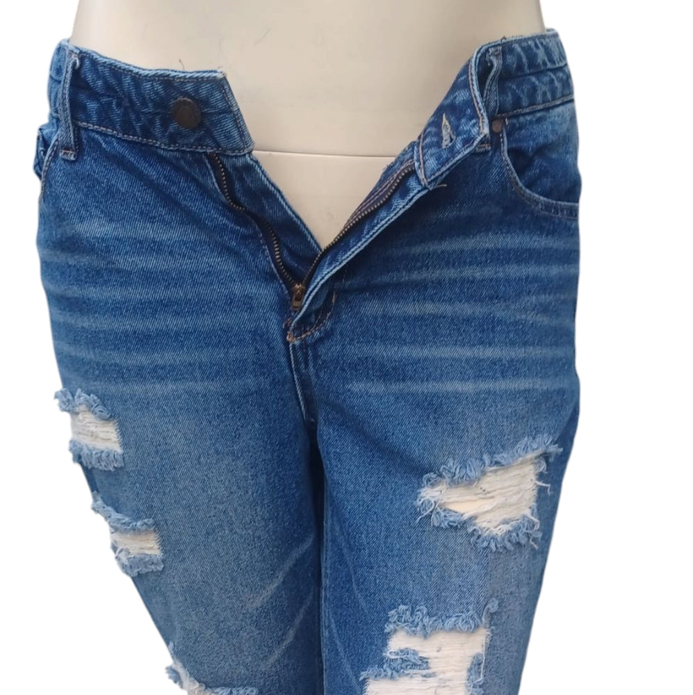 8182...Blue Spice Tapered Straight Leg Jeans Size 13, W32" 27" Inseam 11" Rise