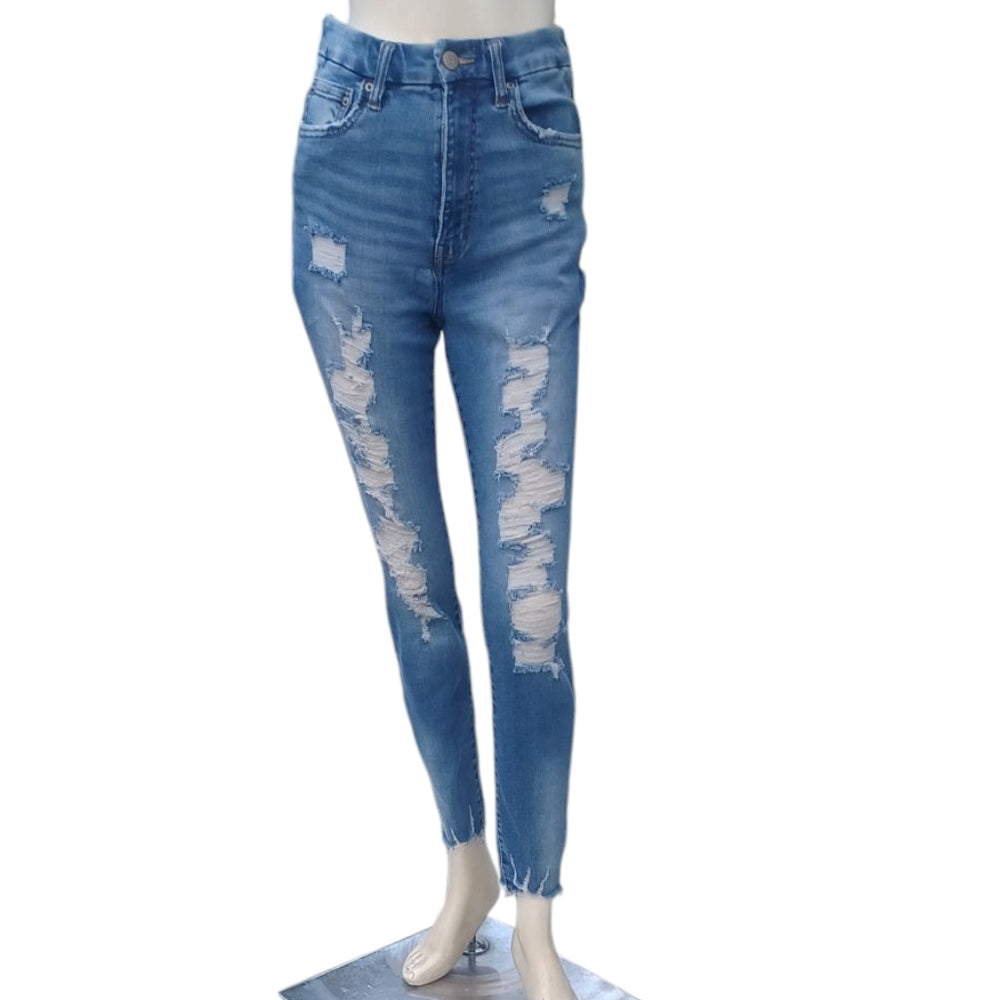 8184....Aeropostale Skinny Jeans Size 8 Reg, 27" Inseam W24" 11" Rise