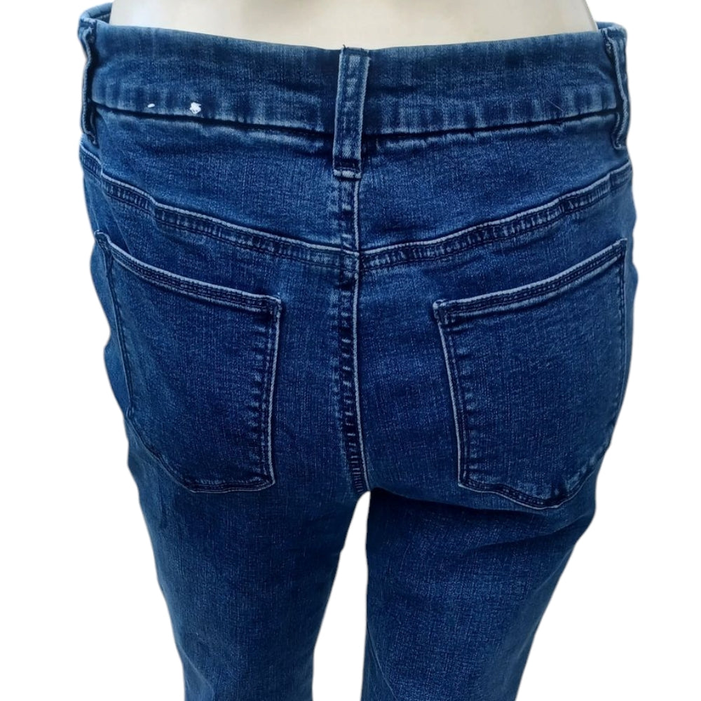 8185..Chico's Capri Jeans Size 00, W28" 21" Inseam, 9" Rise