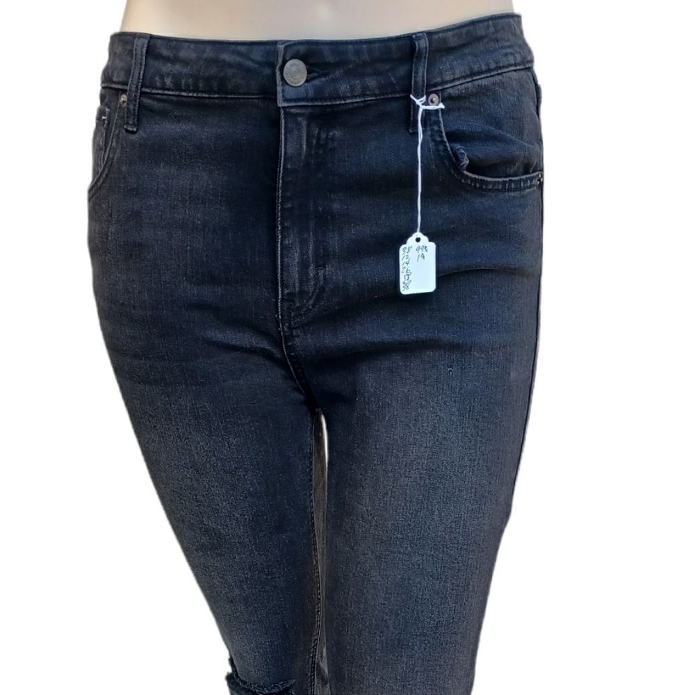 548317....Wild Fable Black Skinny Jeans Size 16, 38"W, 26" Inseam