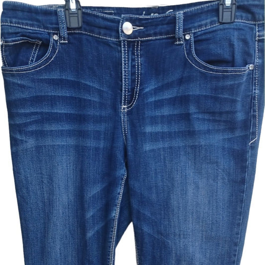 910138...INC Straight leg Crop Jeans Size 14, W34" 23"Inseam  9"Rise
