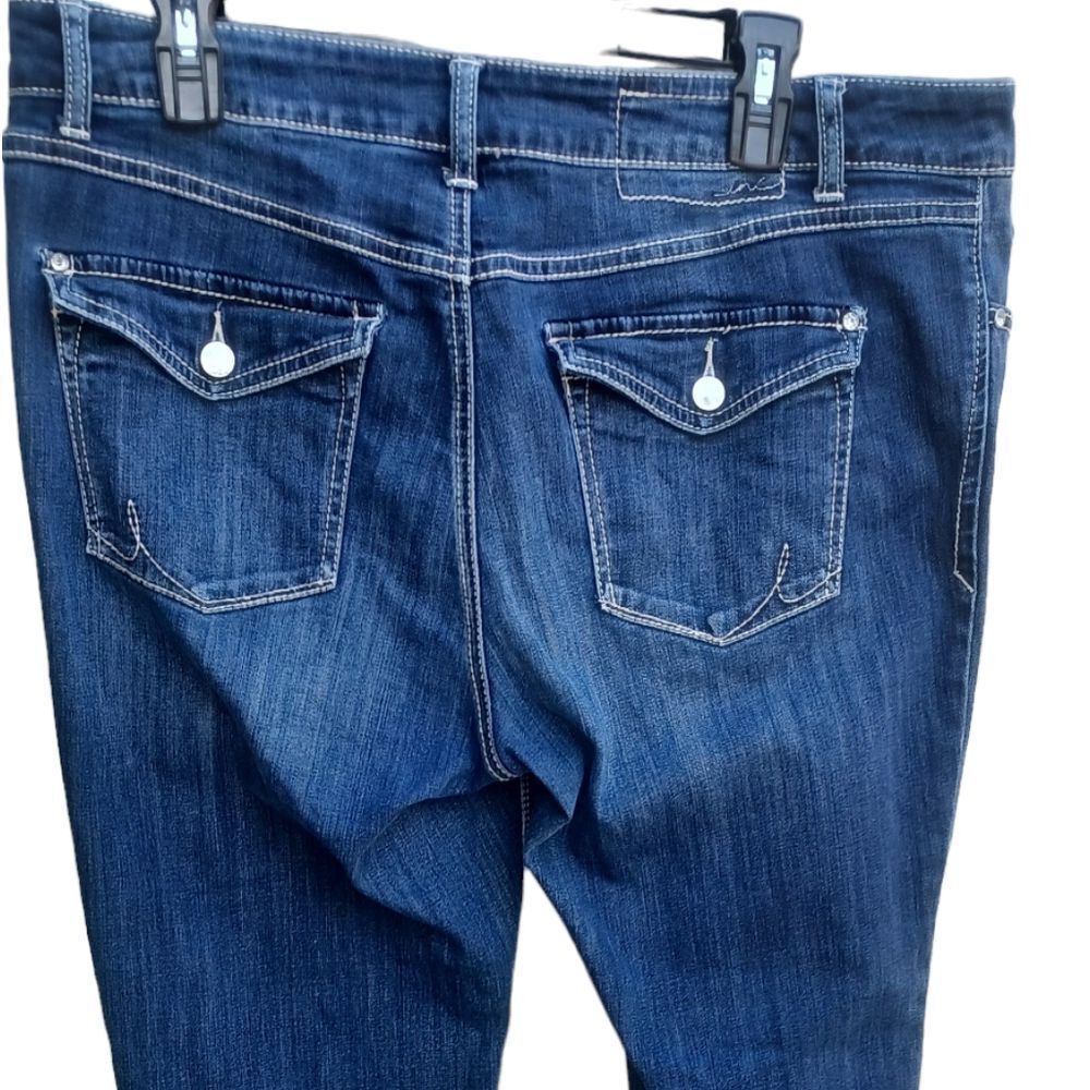 910138...INC Straight leg Crop Jeans Size 14, W34" 23"Inseam  9"Rise