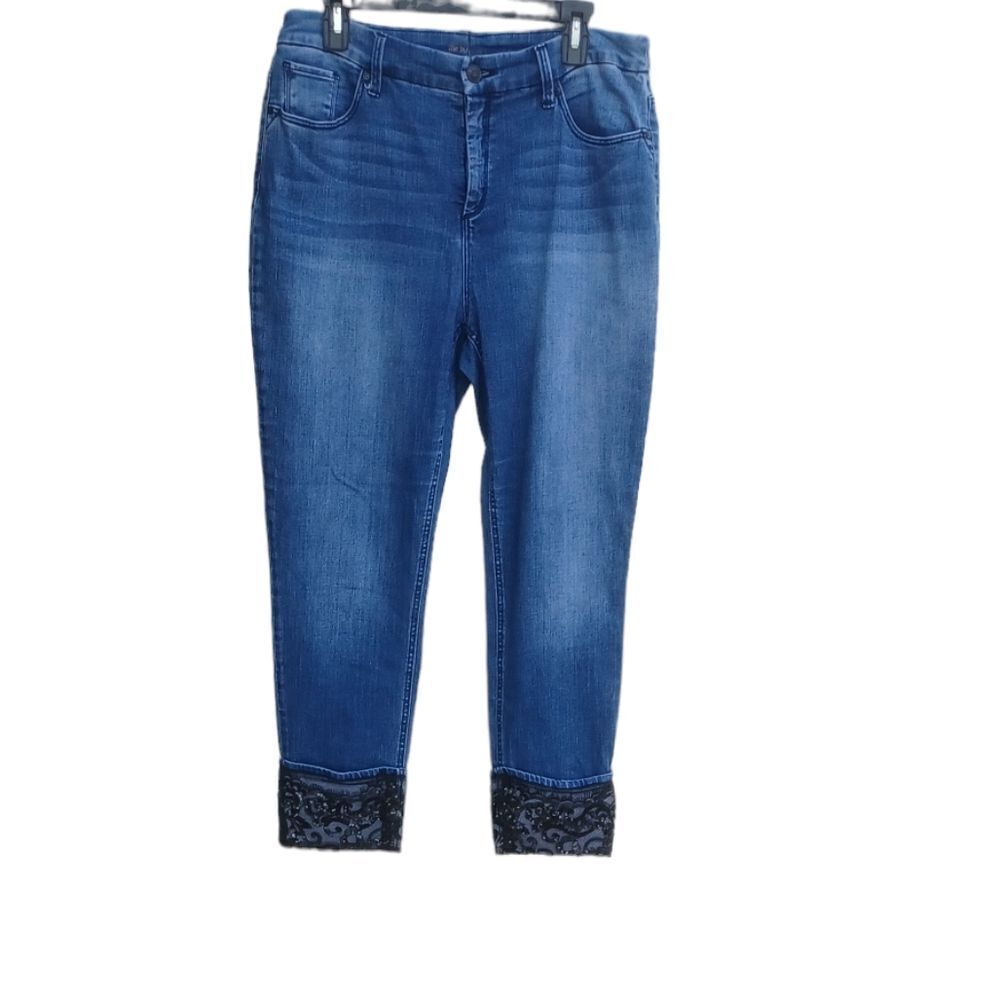 8002...SO High Rise Crop Jeans Size 32" Waist