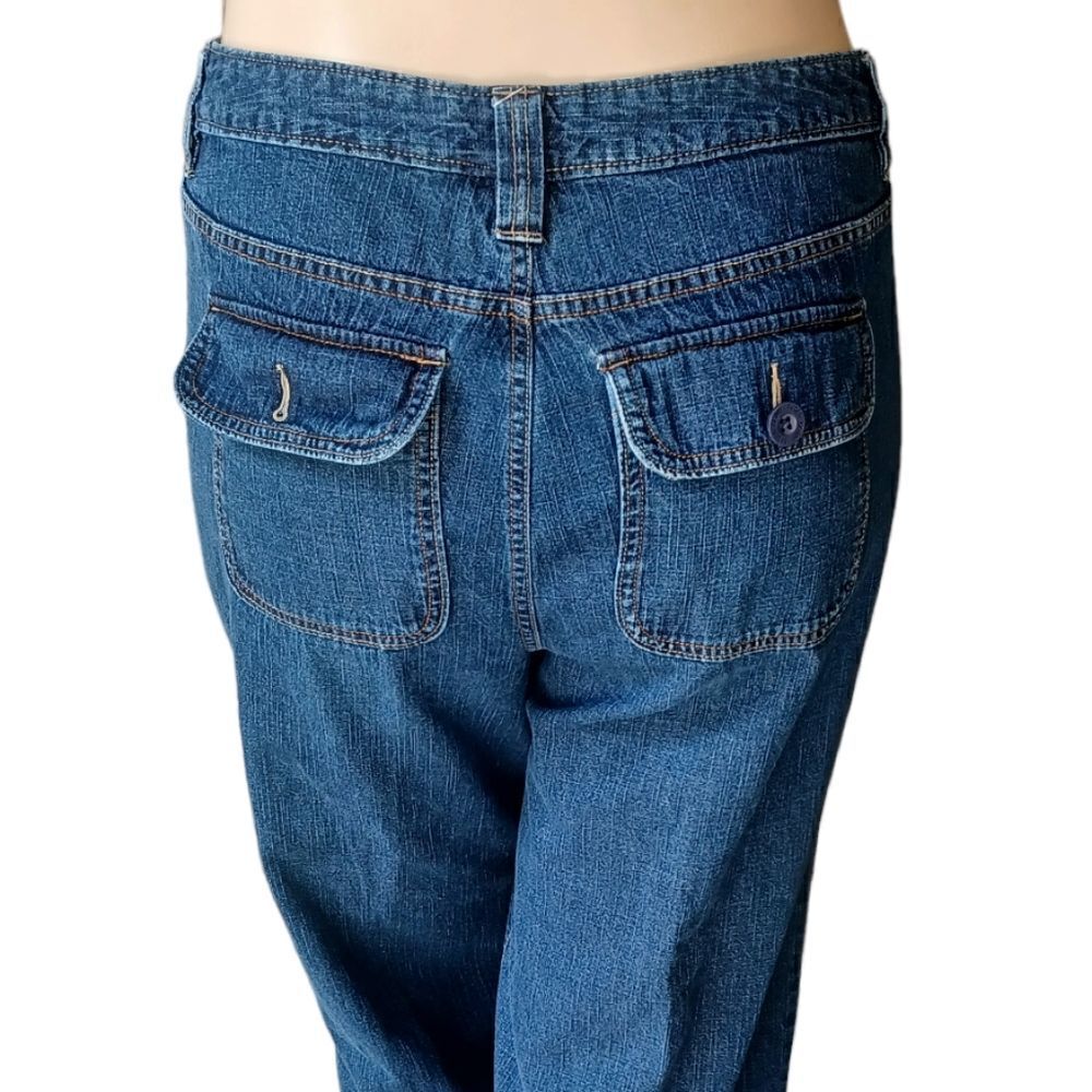 672144....Faded Glory Crop Jeans Size 16W, 20" Inseam