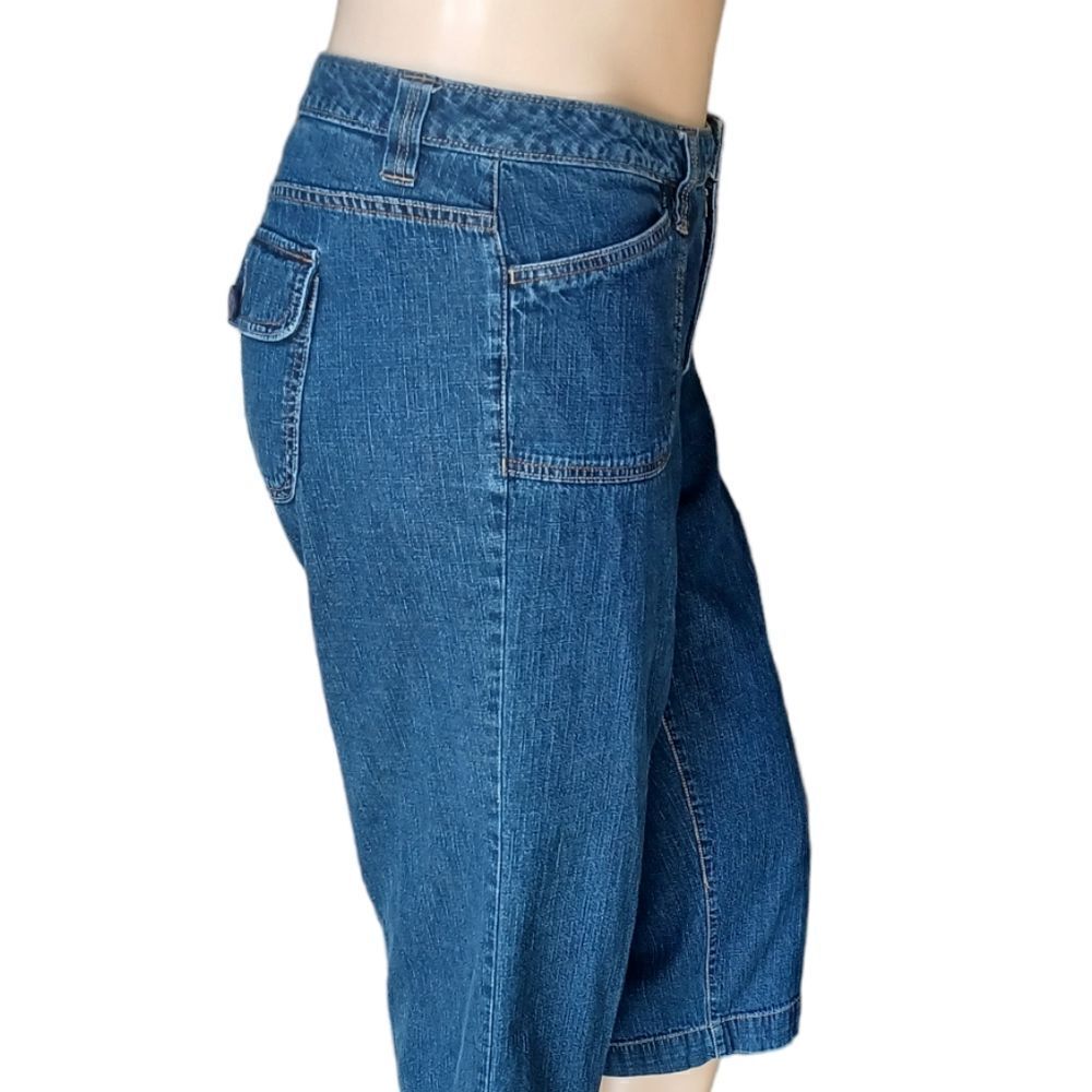 672144....Faded Glory Crop Jeans Size 16W, 20" Inseam