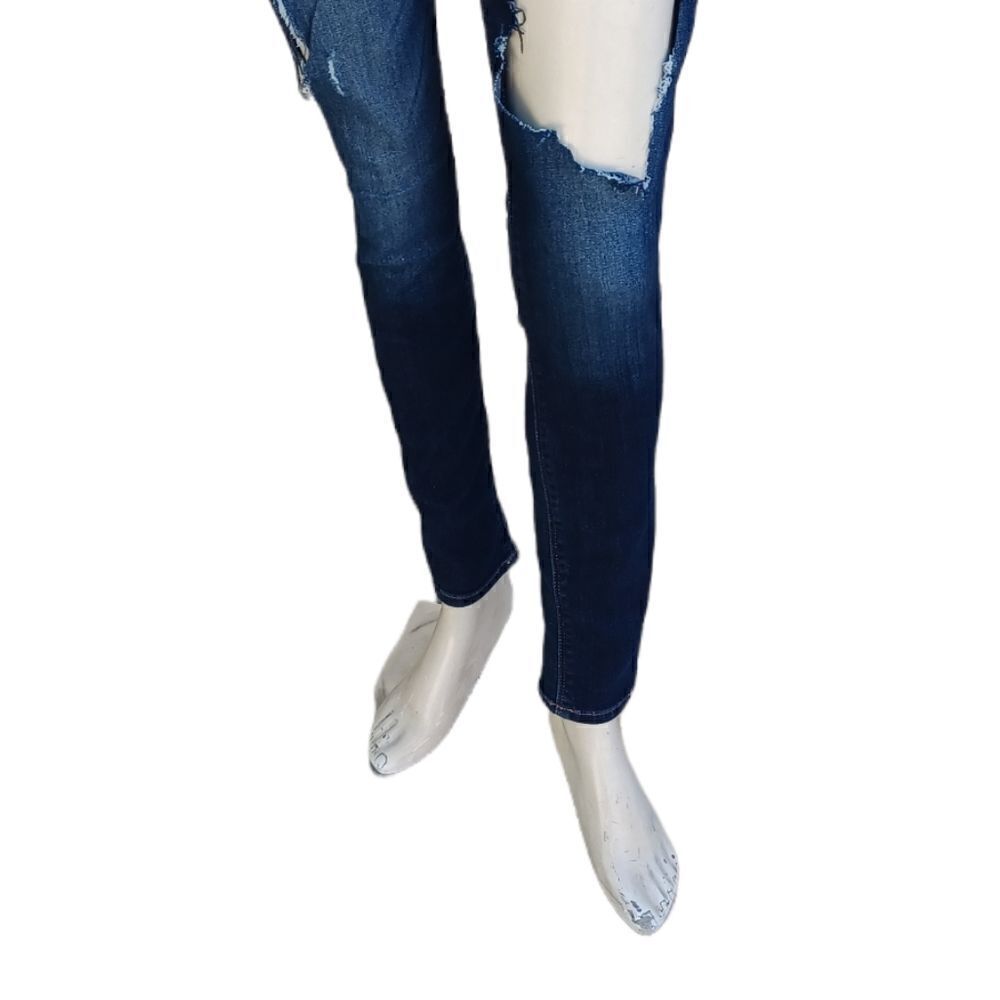 571221....Express Destroyed Skinny Jeans Size 6R, W28" 29"Inseam 9"Rise