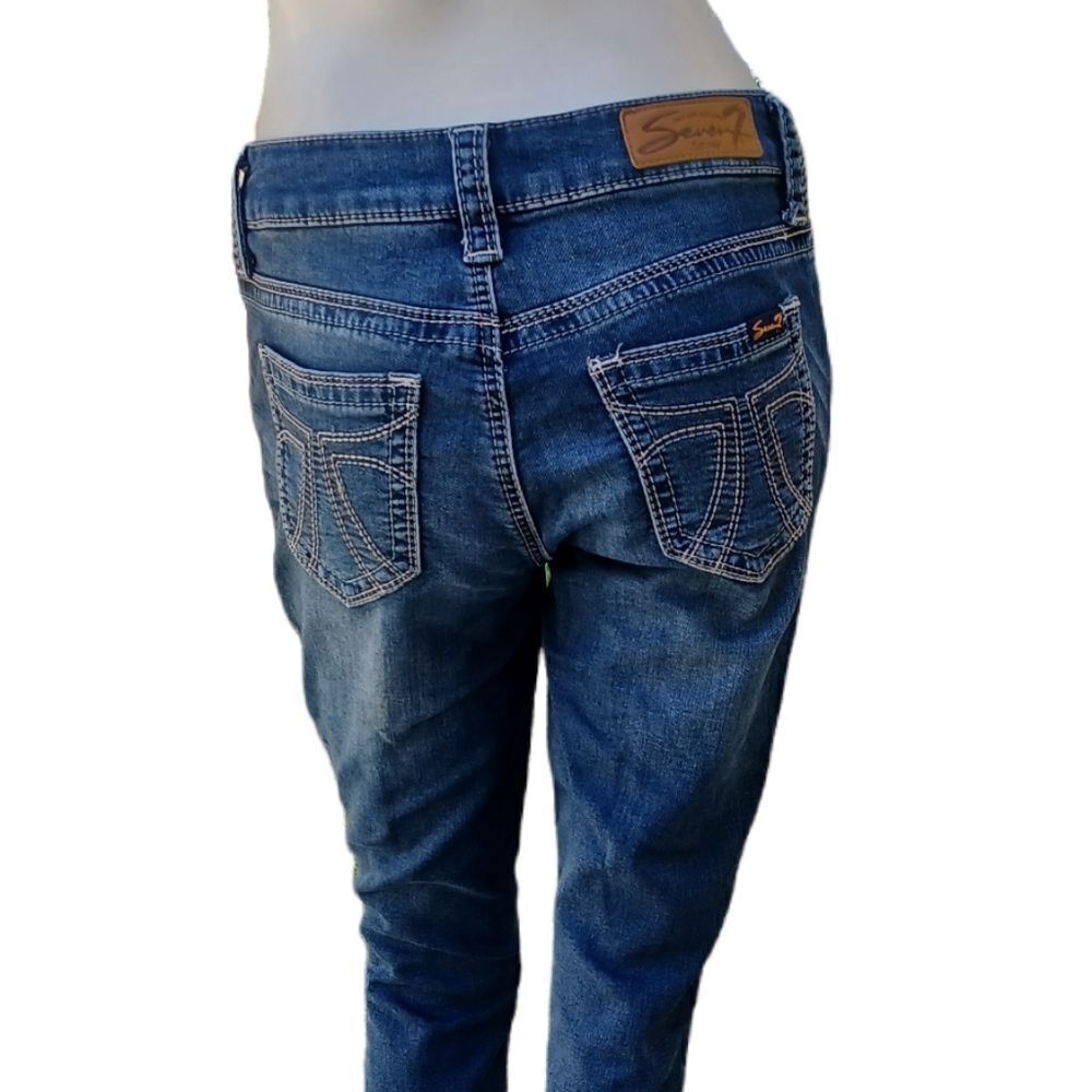 573823..Seven7 Crop Skinny Jeans Size 4,  W28" 20"Inseam 8"Rise