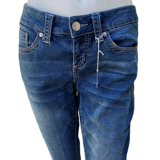 573823..Seven7 Crop Skinny Jeans Size 4,  W28" 20"Inseam 8"Rise