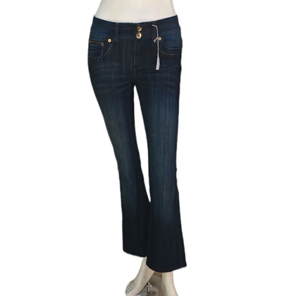 574212...INC Denim Jeans Size 0P, W26" 27Inseam  7 1/2" Rise