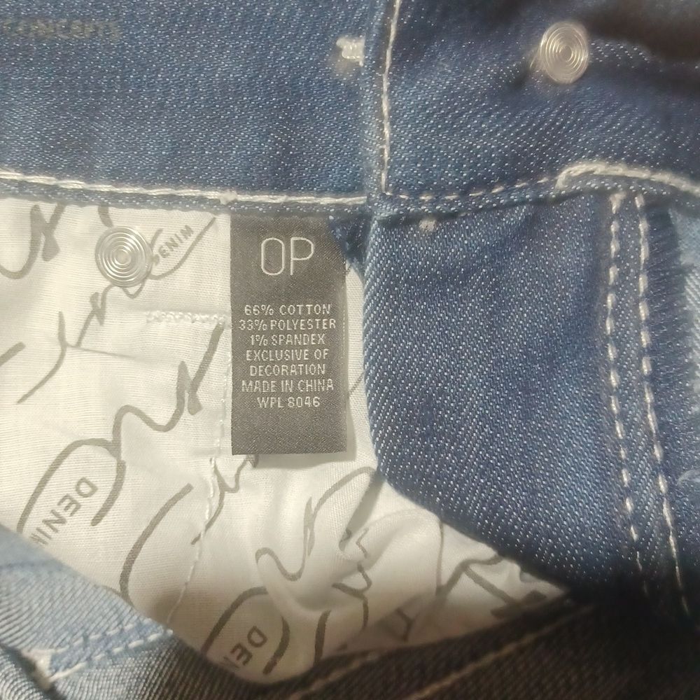 574323....INC Denim Jeans Size 0P, W26" 29"Inseam  7"Rise