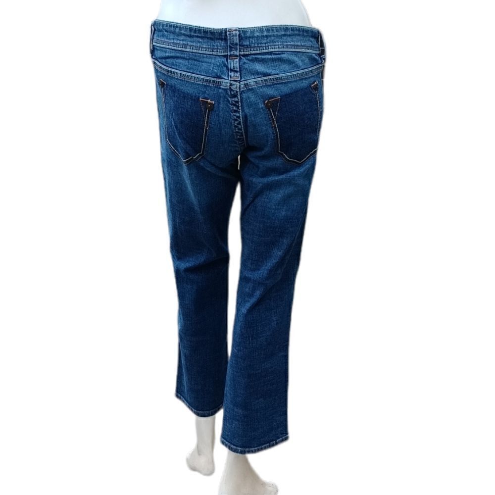 567030.....JLO Collection Bootcut Jeans Size 9, W28"  26"Inseam  8"Rise