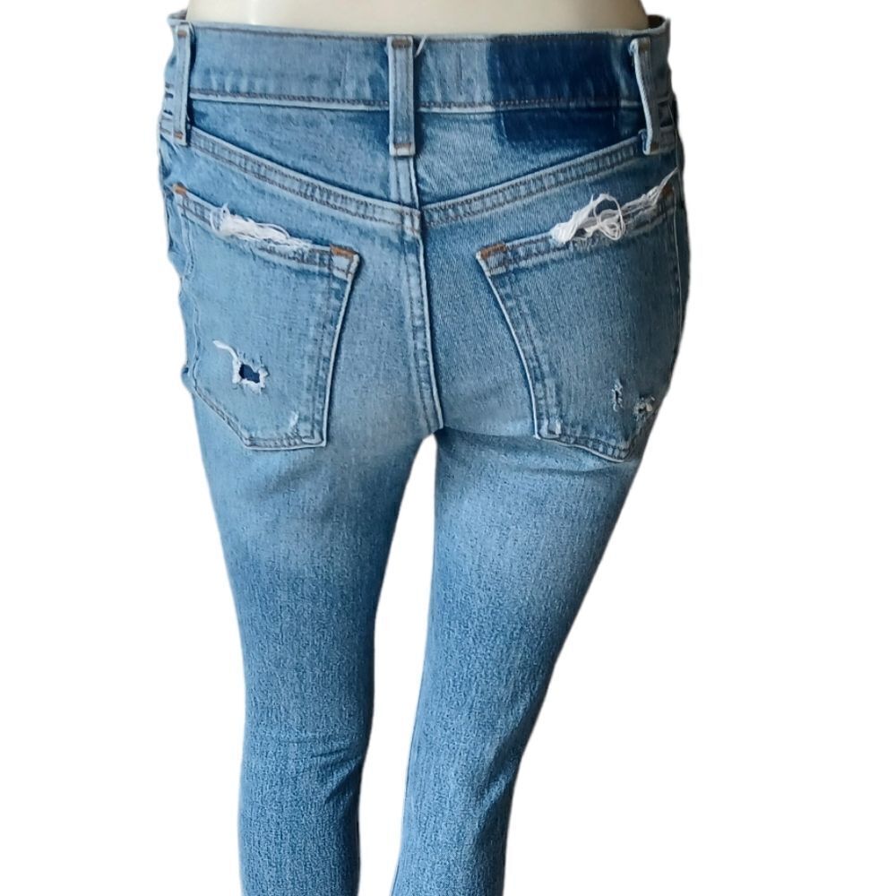 671444...Abercrombie High-Rise Skinny Jeans Size 24/00, 9 1/2" Rise