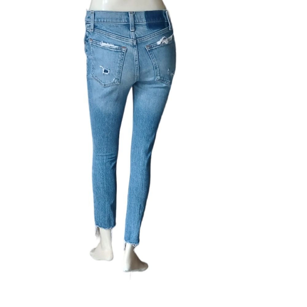 671444...Abercrombie High-Rise Skinny Jeans Size 24/00, 9 1/2" Rise