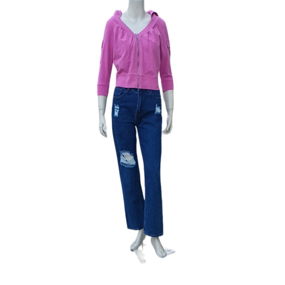 700434.....Shein Straight leg Jeans Size 2, W24"  28"Inseam  11"Rise