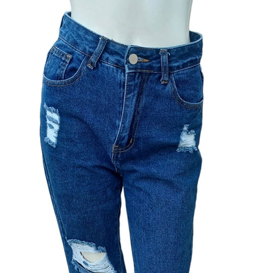 700434.....Shein Straight leg Jeans Size 2, W24"  28"Inseam  11"Rise