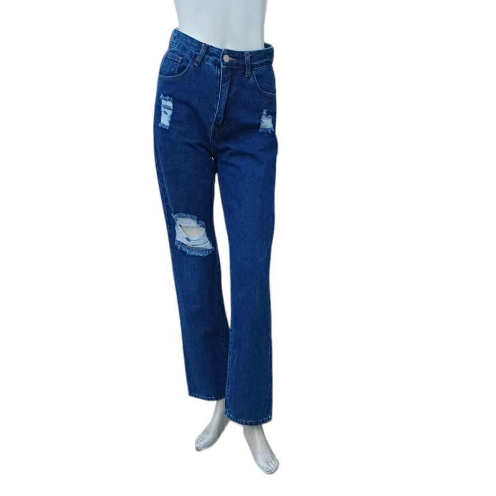700434.....Shein Straight leg Jeans Size 2, W24"  28"Inseam  11"Rise