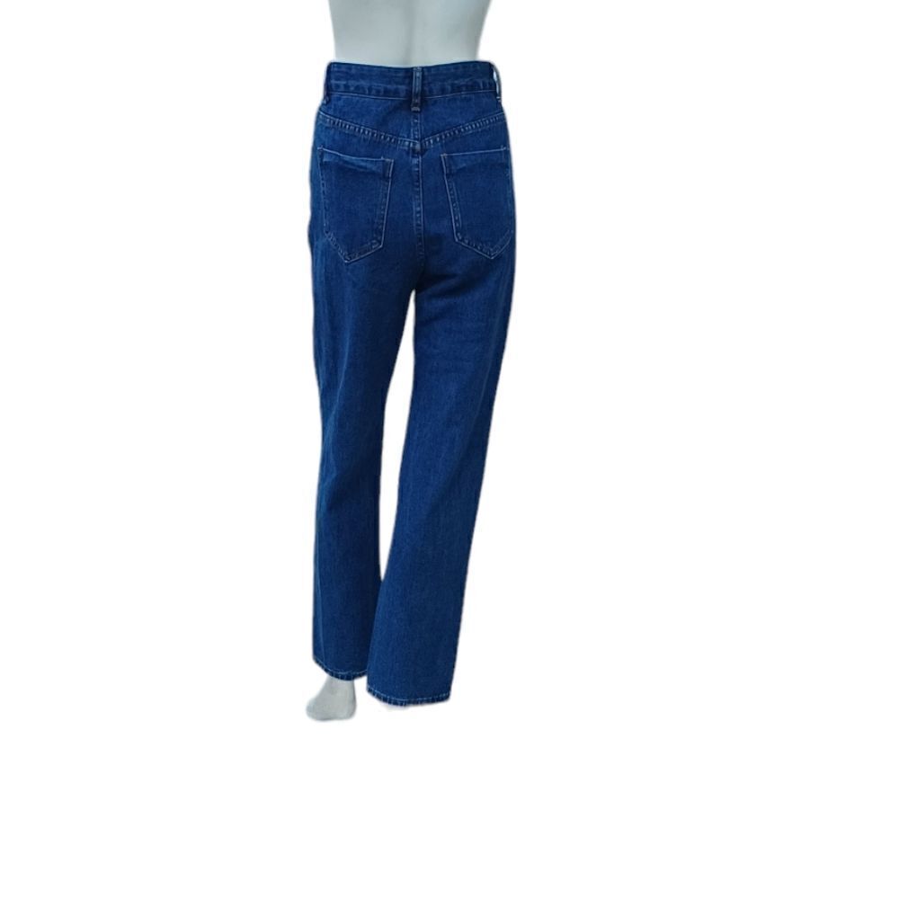 700434.....Shein Straight leg Jeans Size 2, W24"  28"Inseam  11"Rise