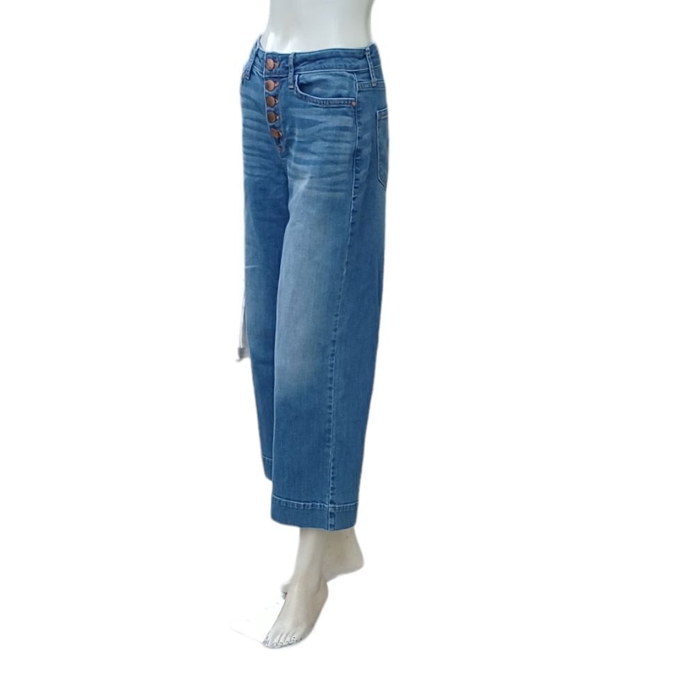 700444...ana Wide Leg Jeans Size 2, 24" Waist 23" Inseam 10" Rise