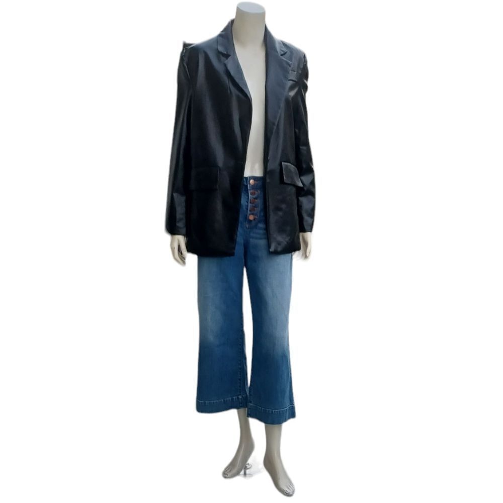 700444...ana Wide Leg Jeans Size 2, 24" Waist 23" Inseam 10" Rise