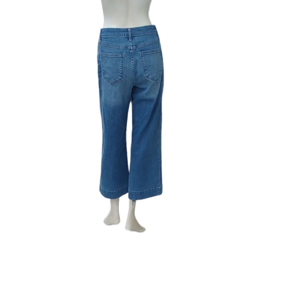 700444...ana Wide Leg Jeans Size 2, 24" Waist 23" Inseam 10" Rise