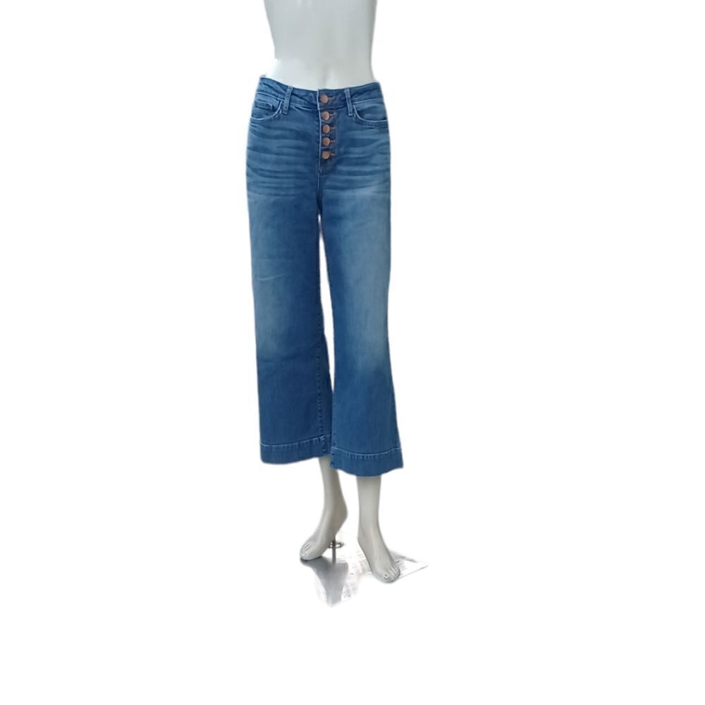 700444...ana Wide Leg Jeans Size 2, 24" Waist 23" Inseam 10" Rise